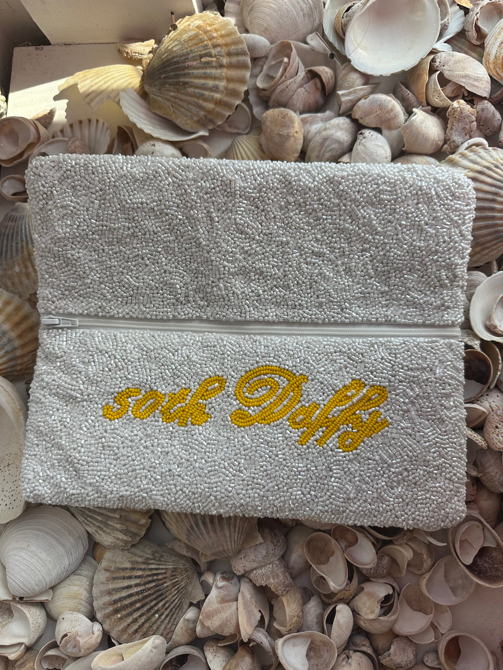 50th Daffy Beaded Clutch