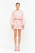 Carly Top in Pink Floral