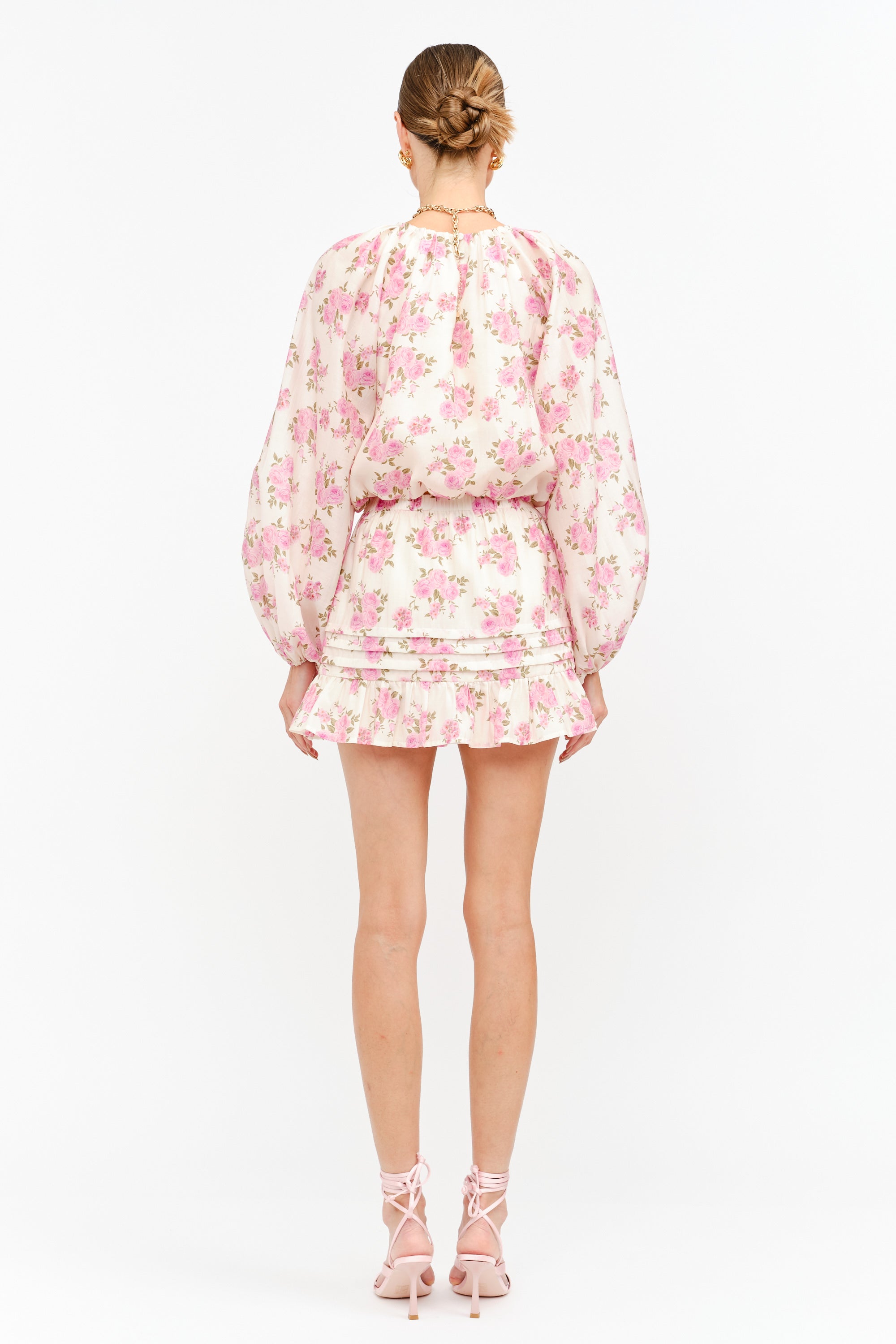 Carly Top in Pink Floral