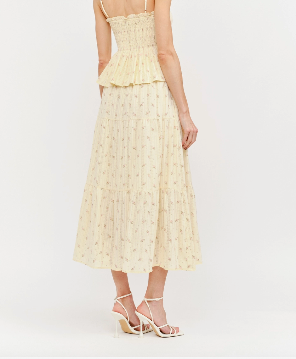 Kennedy Skirt in Butter Yellow
