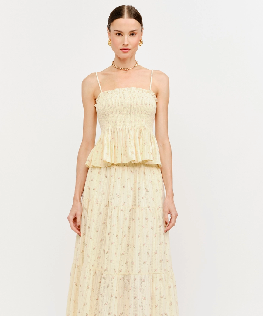 Kennedy Top in Butter Yellow