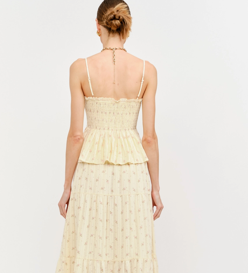 Kennedy Top in Butter Yellow