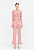 Gracie Gingham Top in Pink