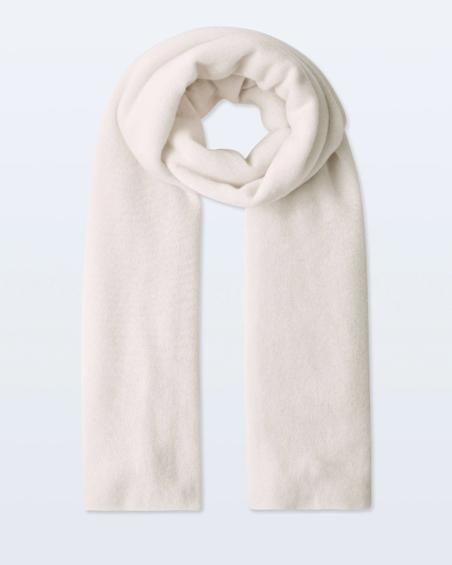 White + Warren Cashmere Travel Wrap in Soft White