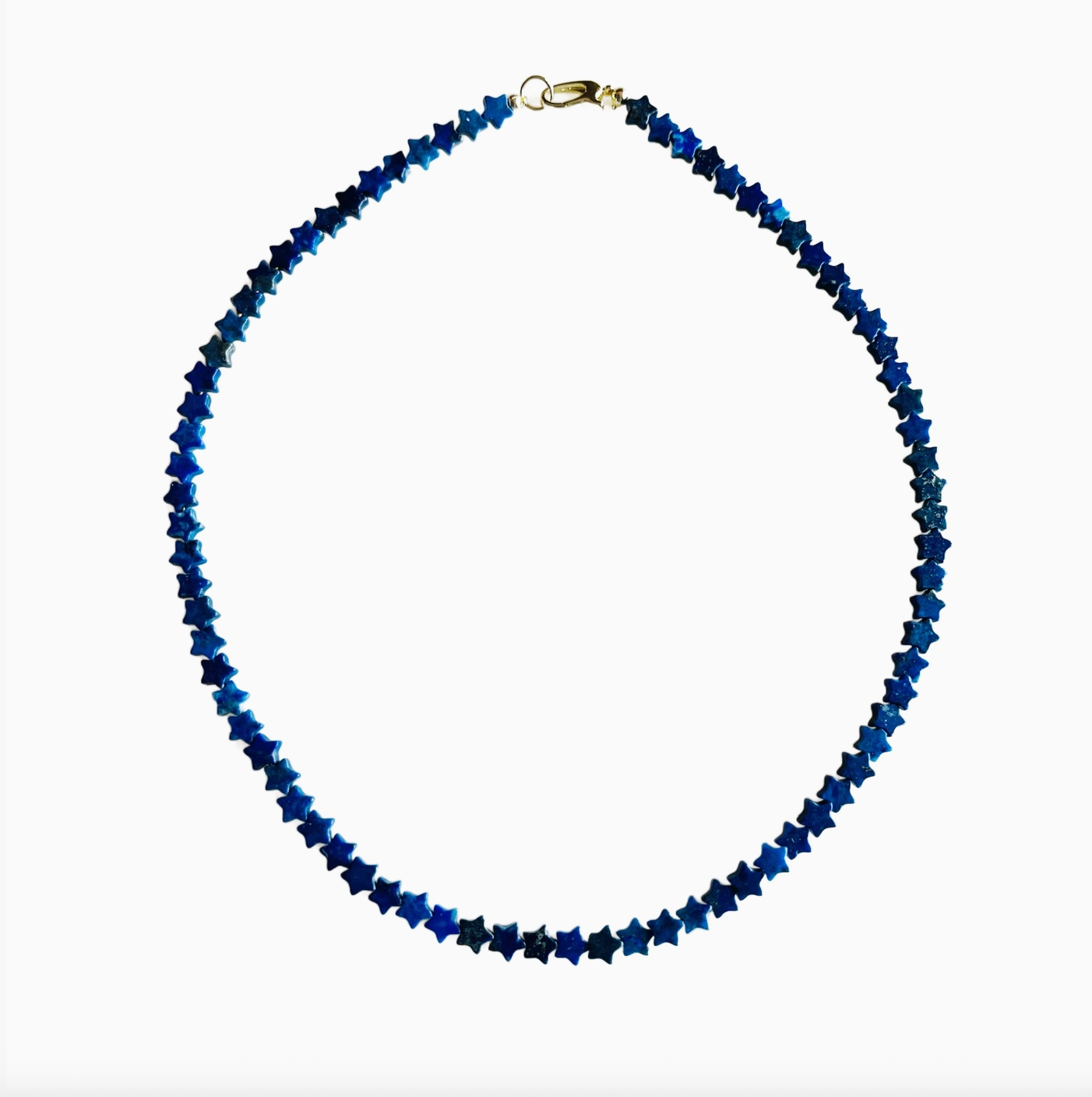 The Shooting Star Necklace in Navy Blue