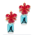 The Pink Reef Vanilla Orchid Jeweled Drop Earring