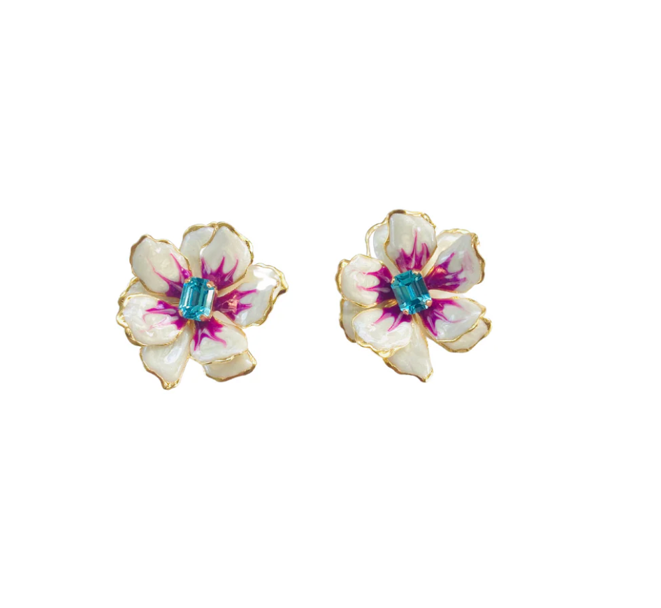 The Pink Reef Small Pearl and Purple Jewel Box