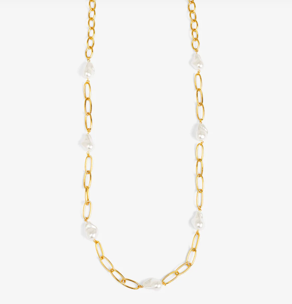 Lili Baroque Link Long Necklace