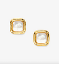 Carly Mother of Pearl Stud Earrings