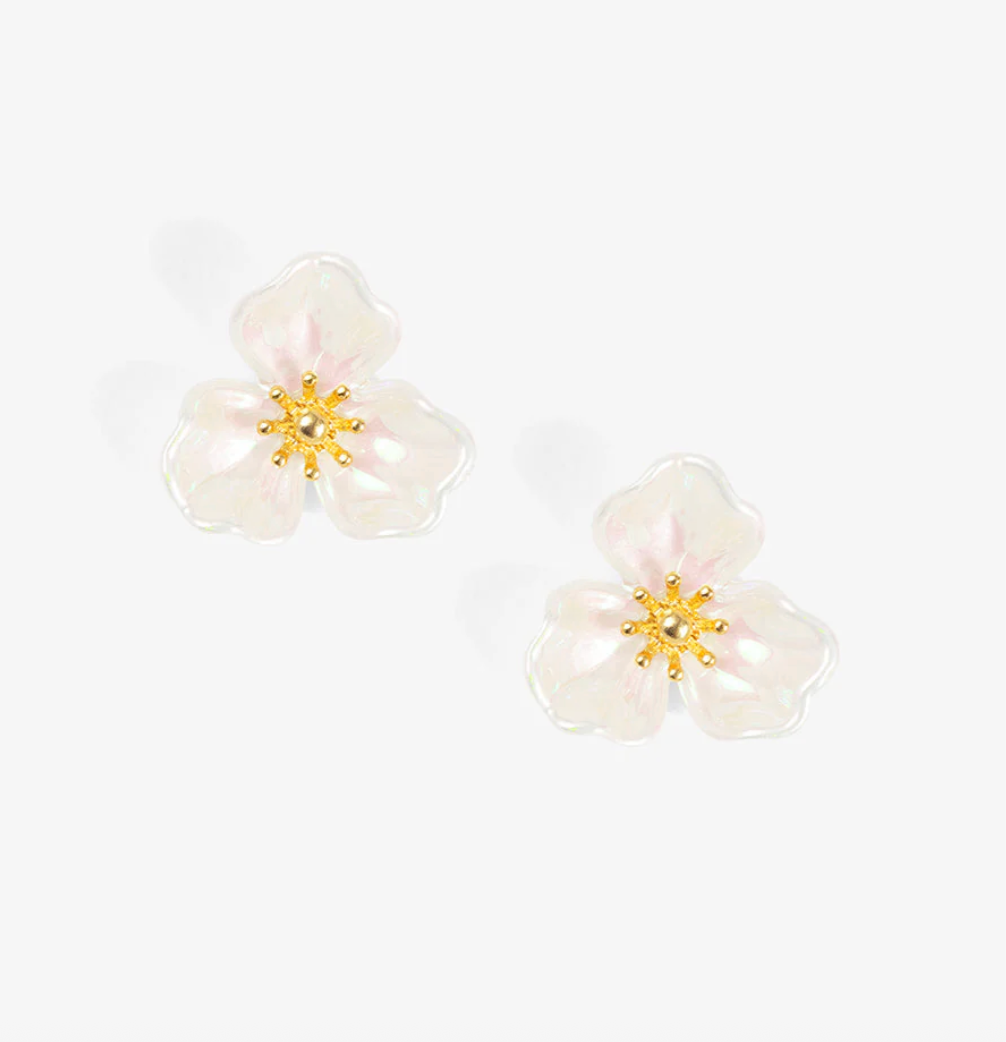 Mary Floral Stud Earring