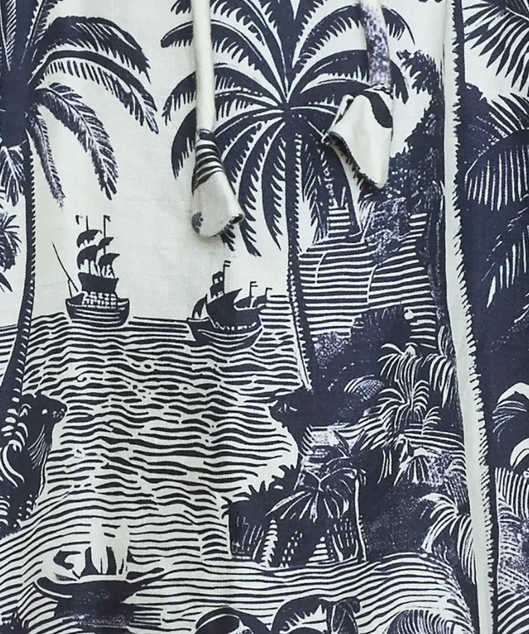 Hunter Bell Lisette Dress in Bermuda Toile