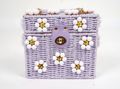 Daisy Bag in Lavender with Pearls