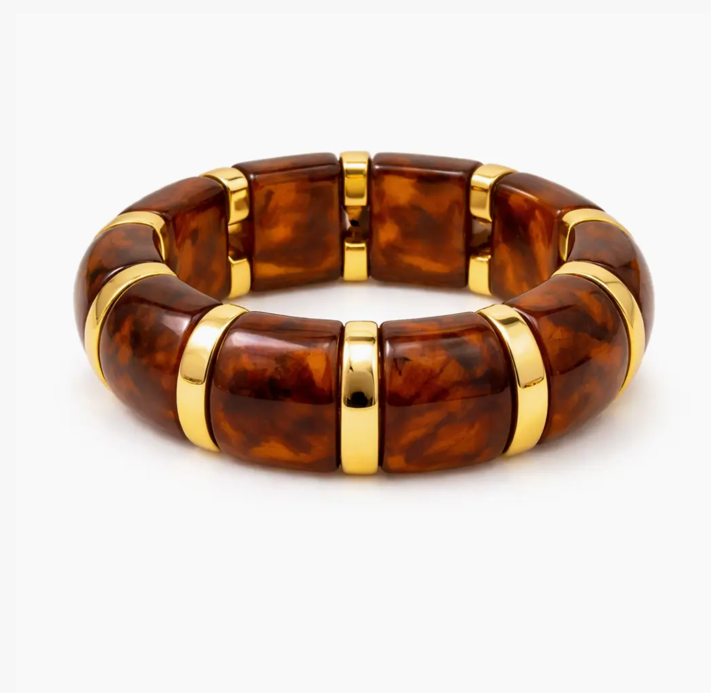 Veronica Bangle Bracelet in Brown