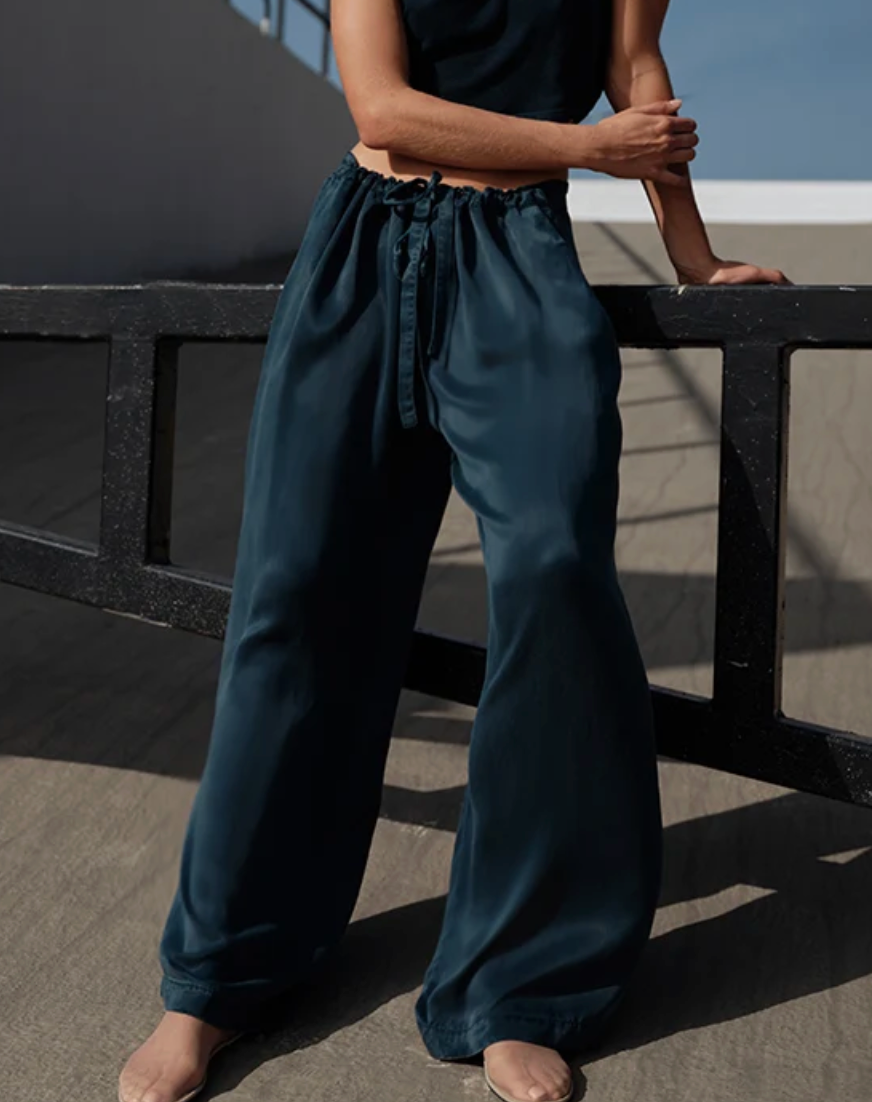 Cali Dreaming Petal Pant in Baltic Blue
