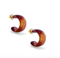 Kelly Tortoise Small Hoop Earring