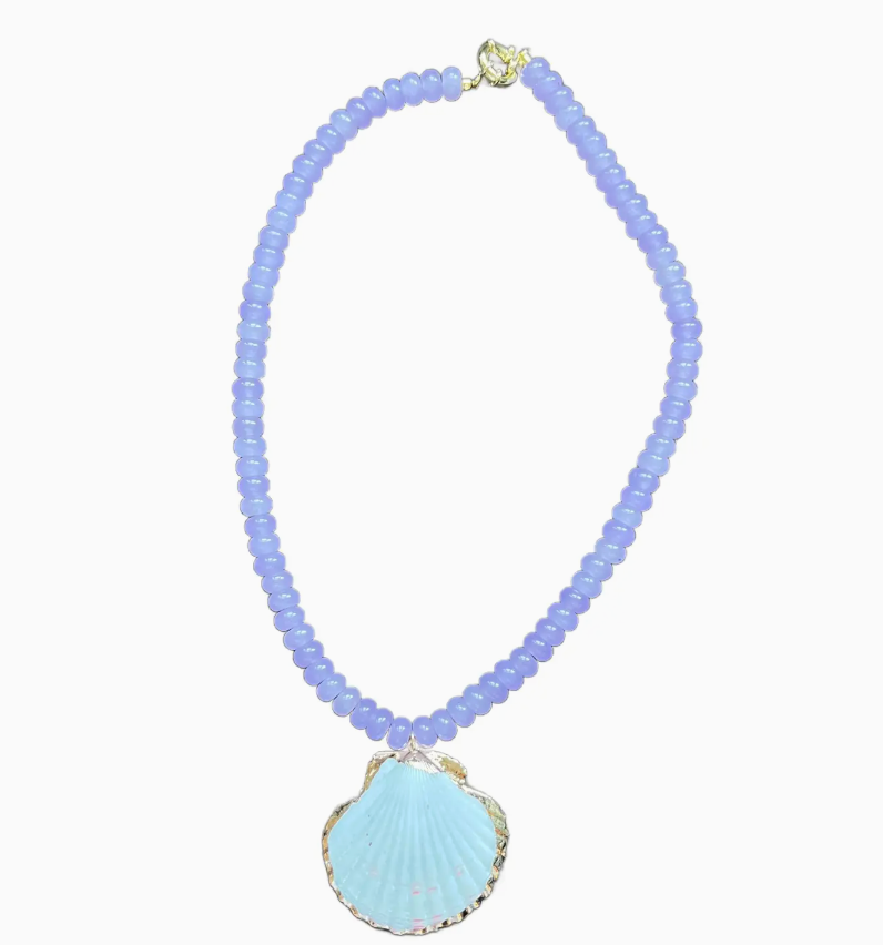 Shell Candy Necklace in Light Purple