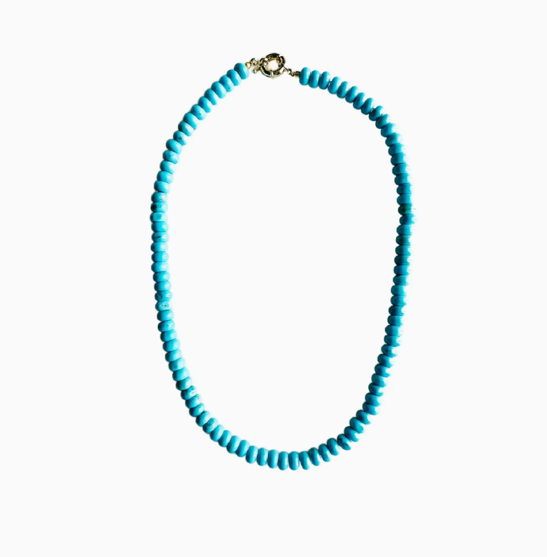 Turquoise Howlite Candy Stone Necklace