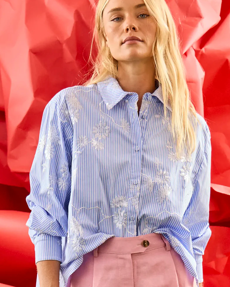 Hunter Bell Hudson Shirt in Sullivan Stripe