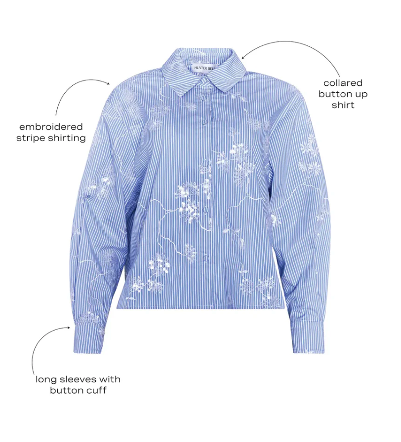 Hunter Bell Hudson Shirt in Sullivan Stripe