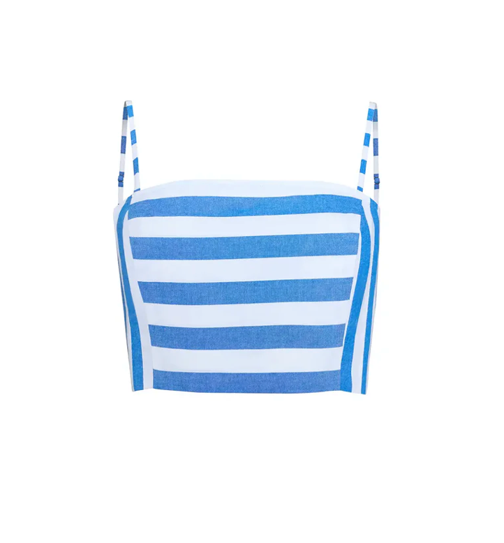 Hunter Bell Pepper Top in Sailing Stripe