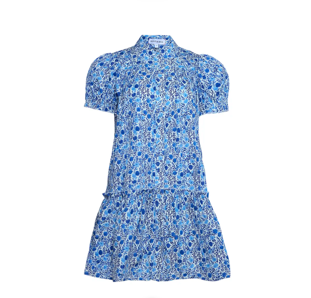 Hunter Bell Drifter Mini Dress in Bermuda Blooms