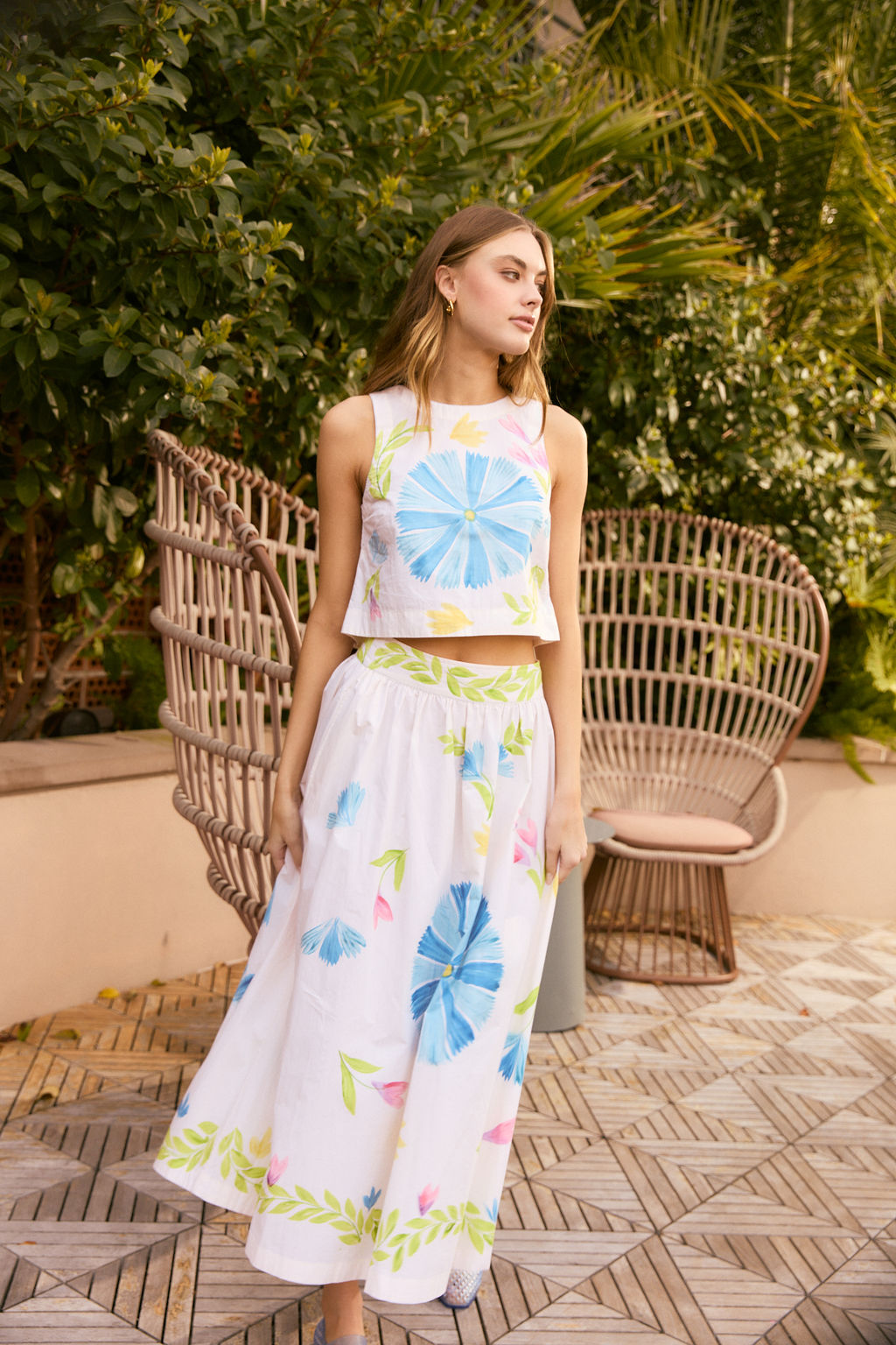 Kit Skirt, Flora Painted