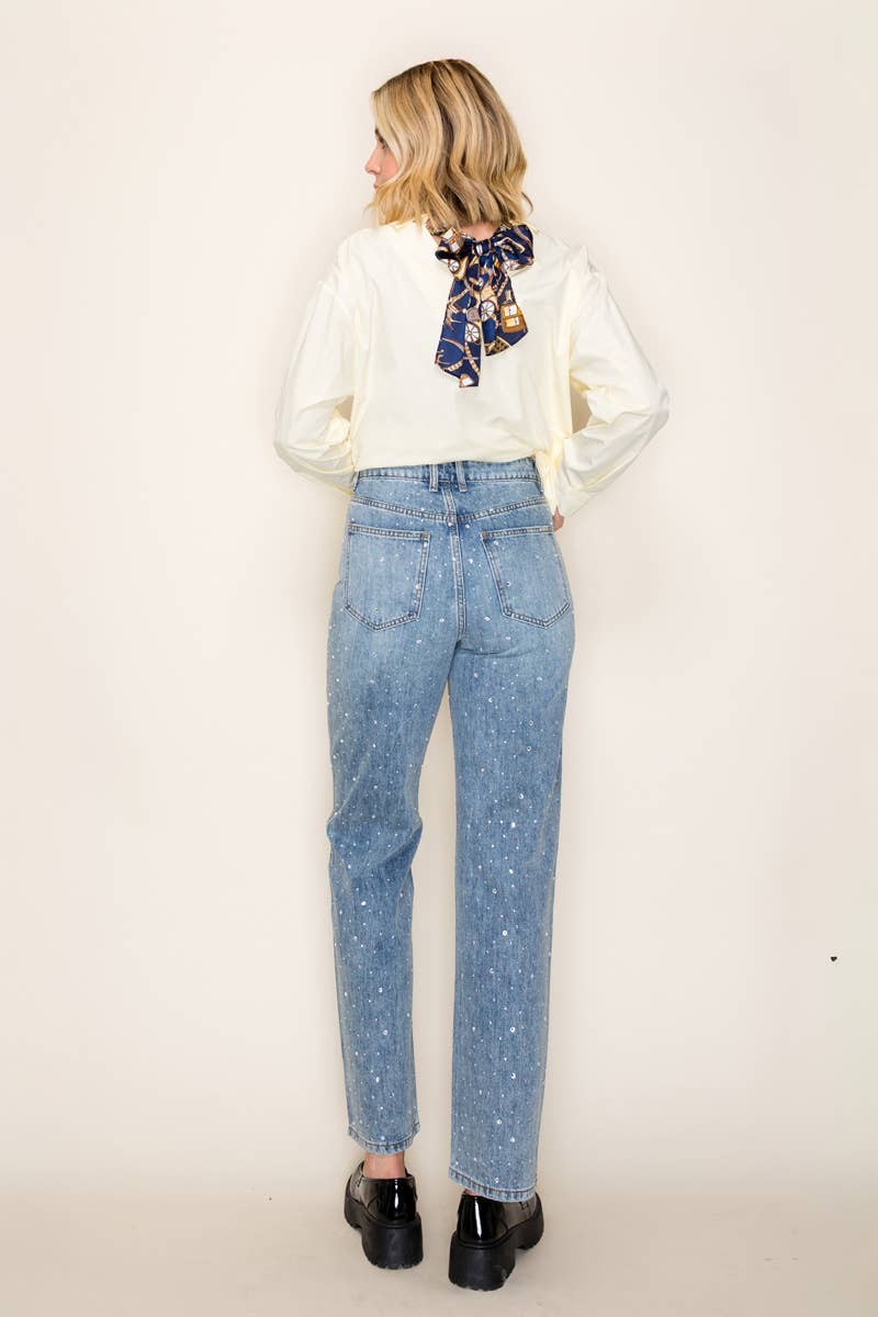 Dolly Blue Jean in Sparkle