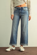 Jessica Straight Leg Denim in Medium Wash