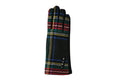 Black Tartan Plaid Gloves
