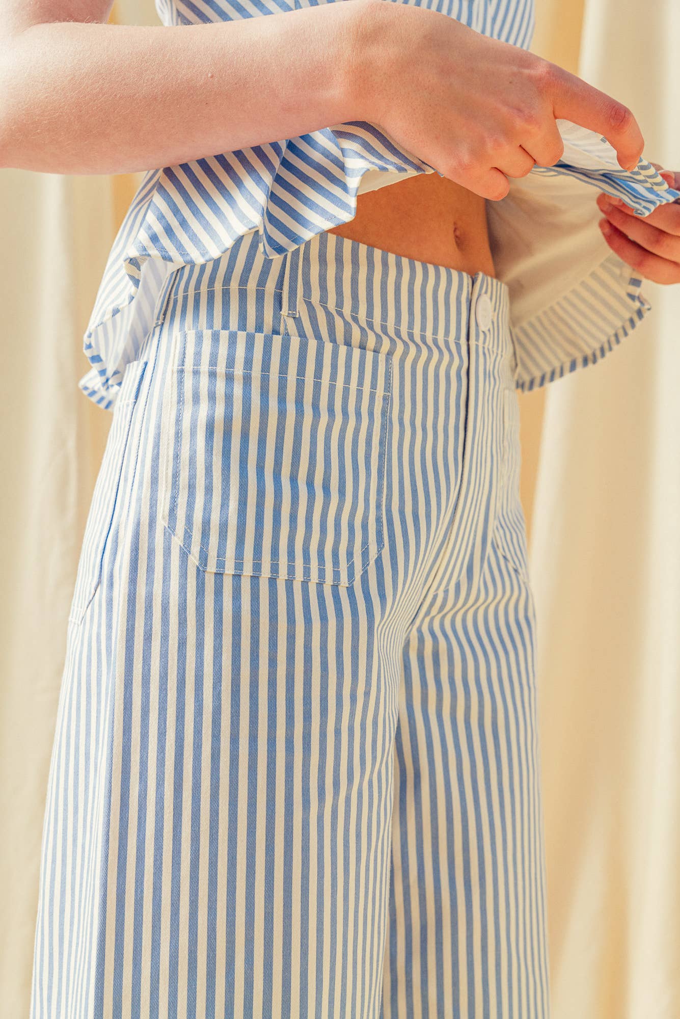 Mary Ann Pant in Blue Stripe