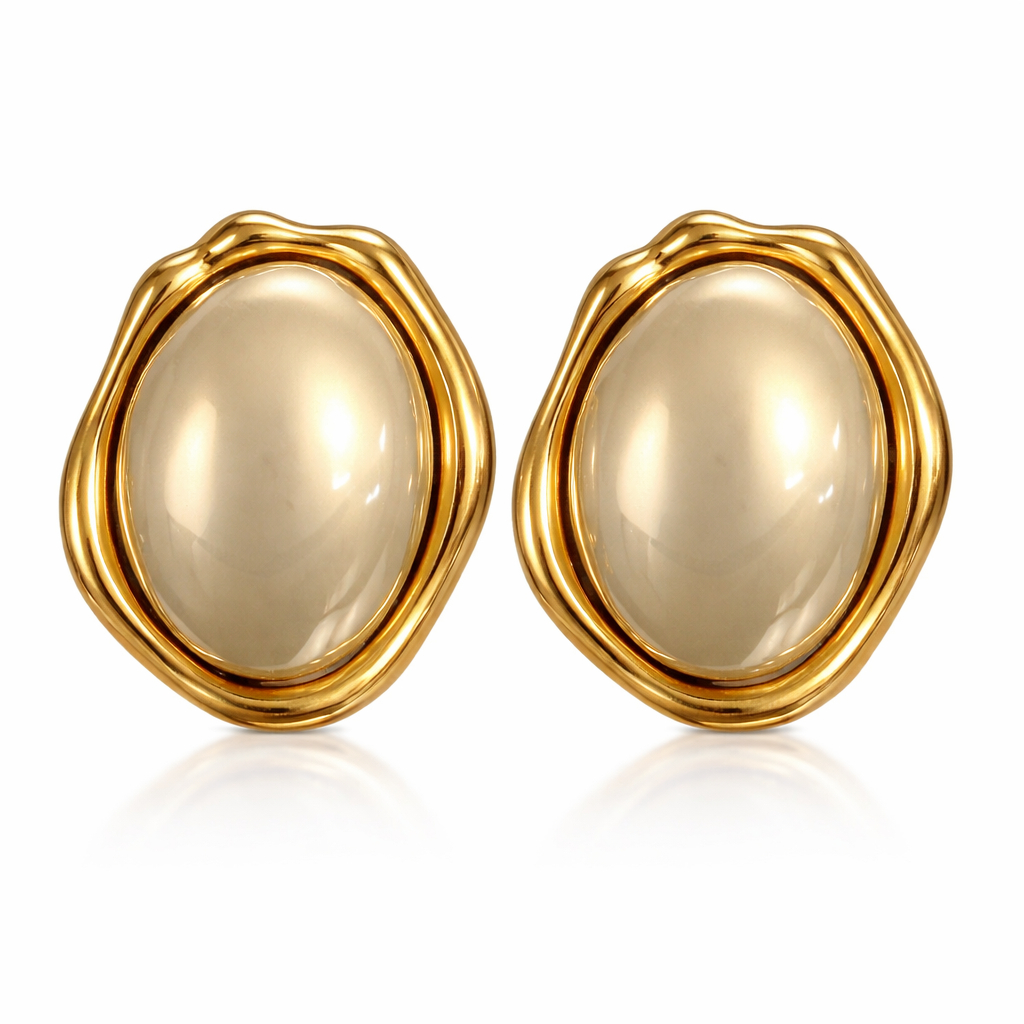 Ashley Pearl Statement Earring