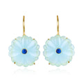 Magnolia Earring in Blueberry