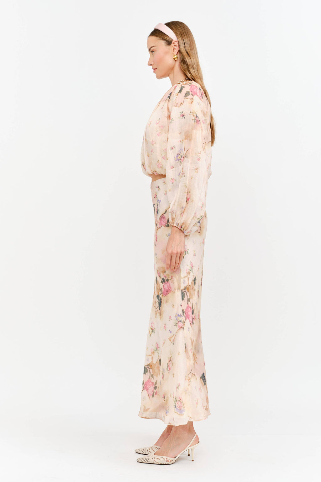 Sloan Blouse in Natural Multi