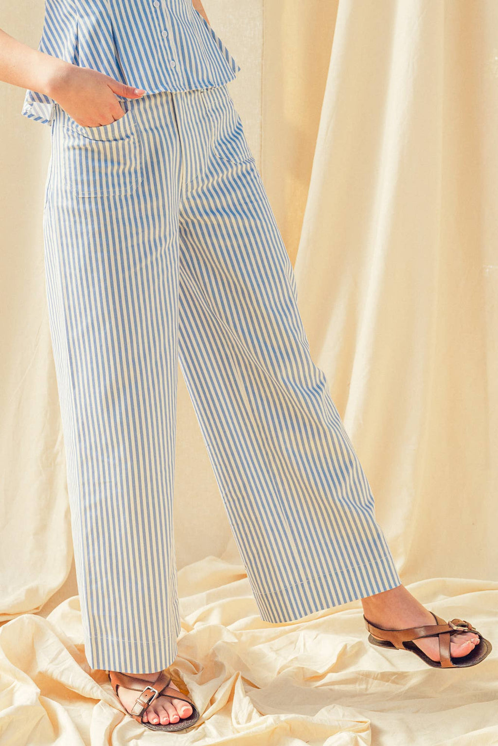 Mary Ann Pant in Blue Stripe