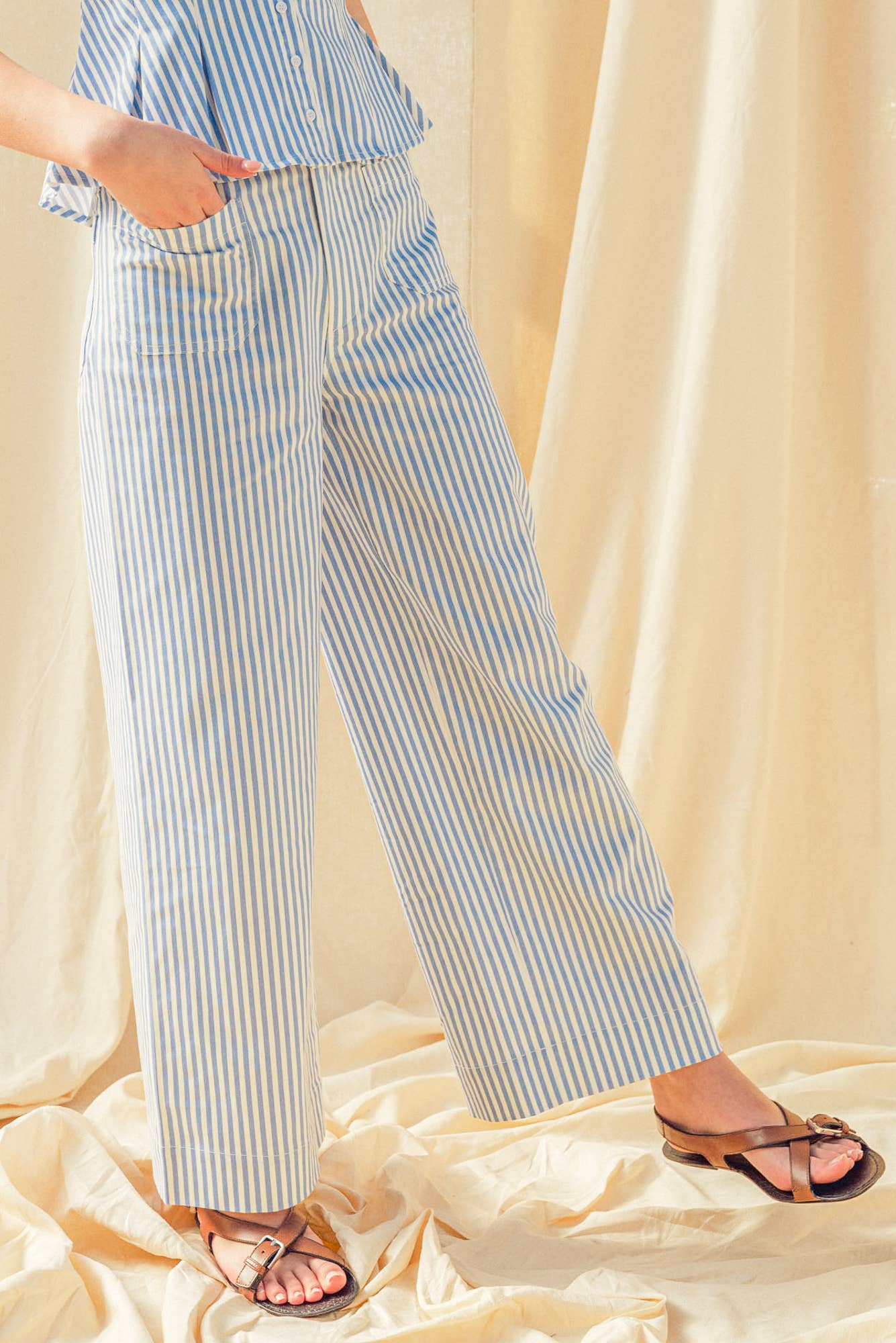 Mary Ann Pant in Blue Stripe