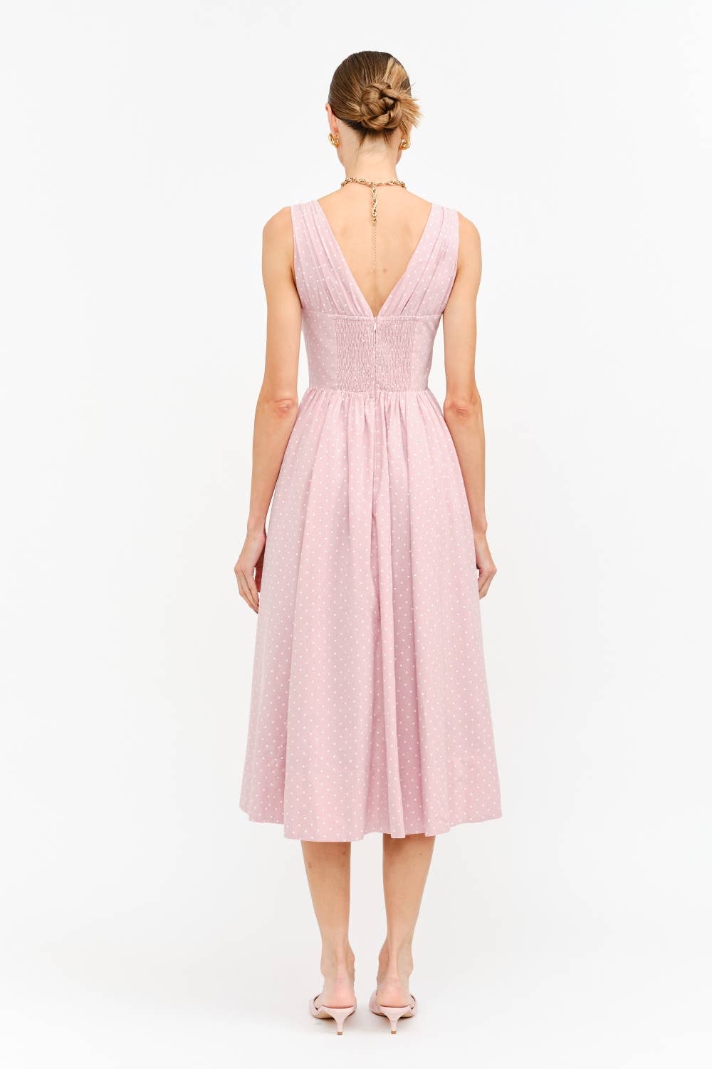 Holly Pink Dot Dress