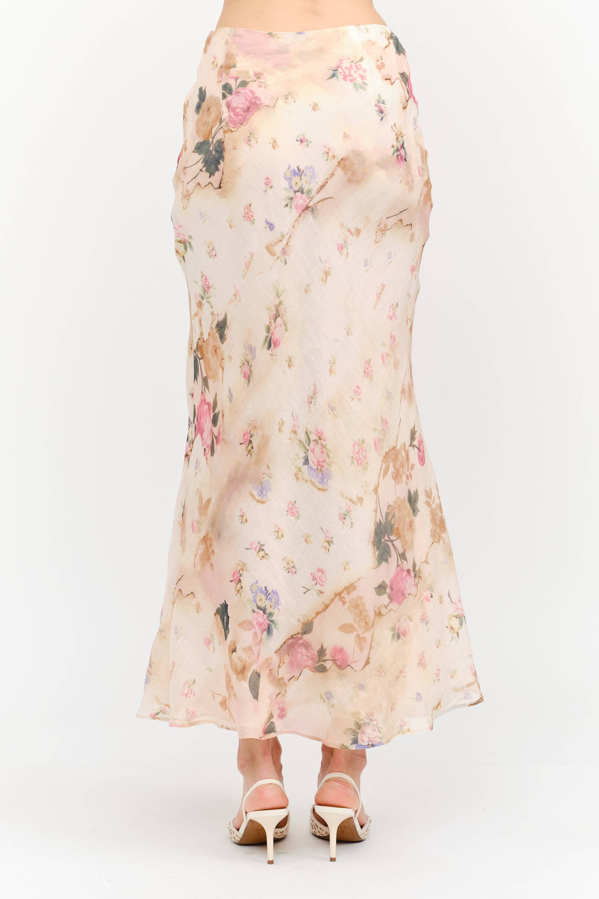 Sloan Skirt in Natural Multi