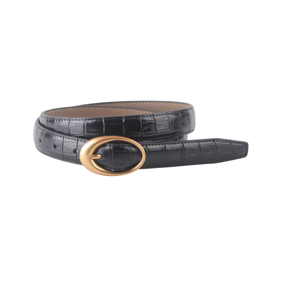 Coco Belt in Black Leather