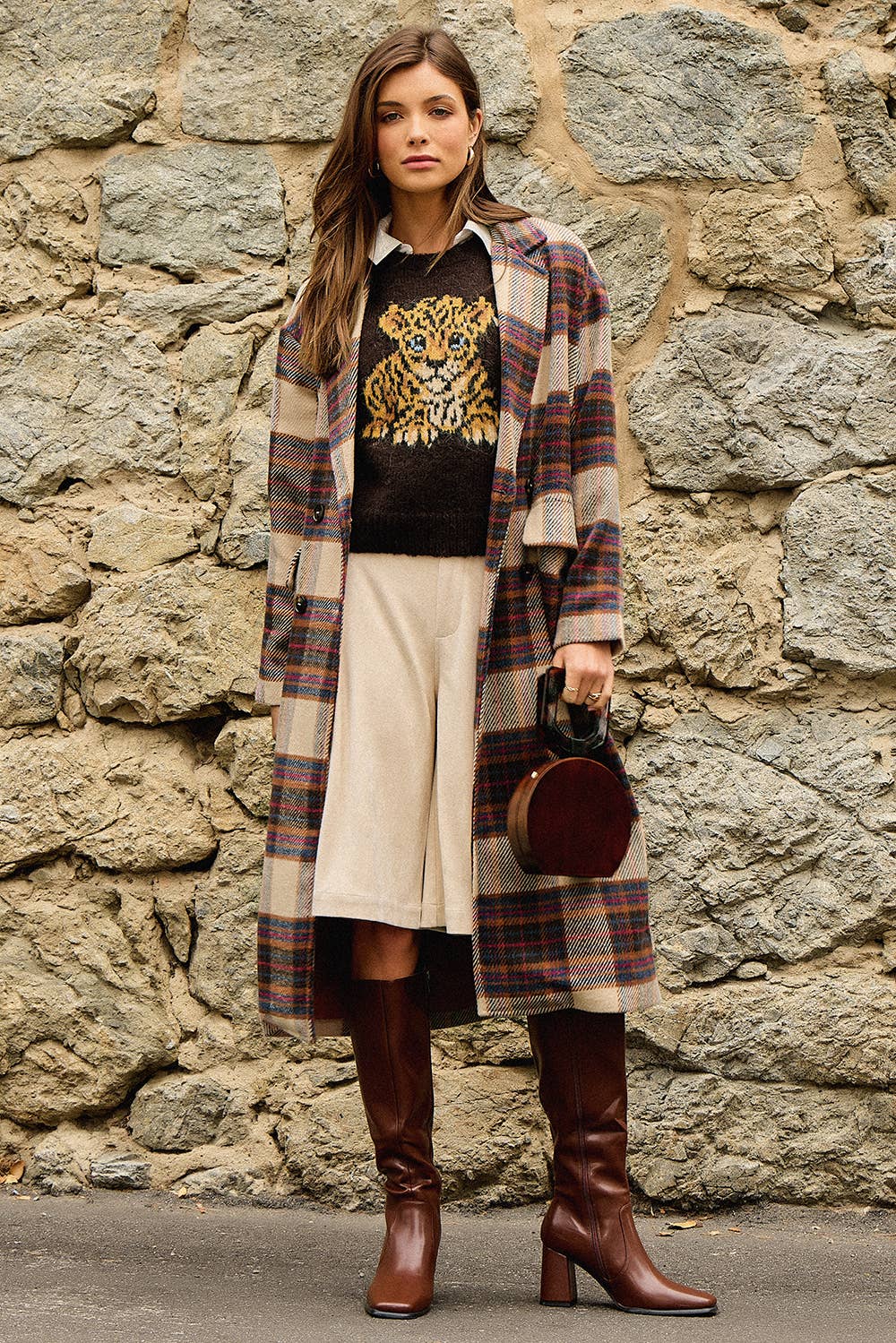 Annie Wool Blend Long Coat