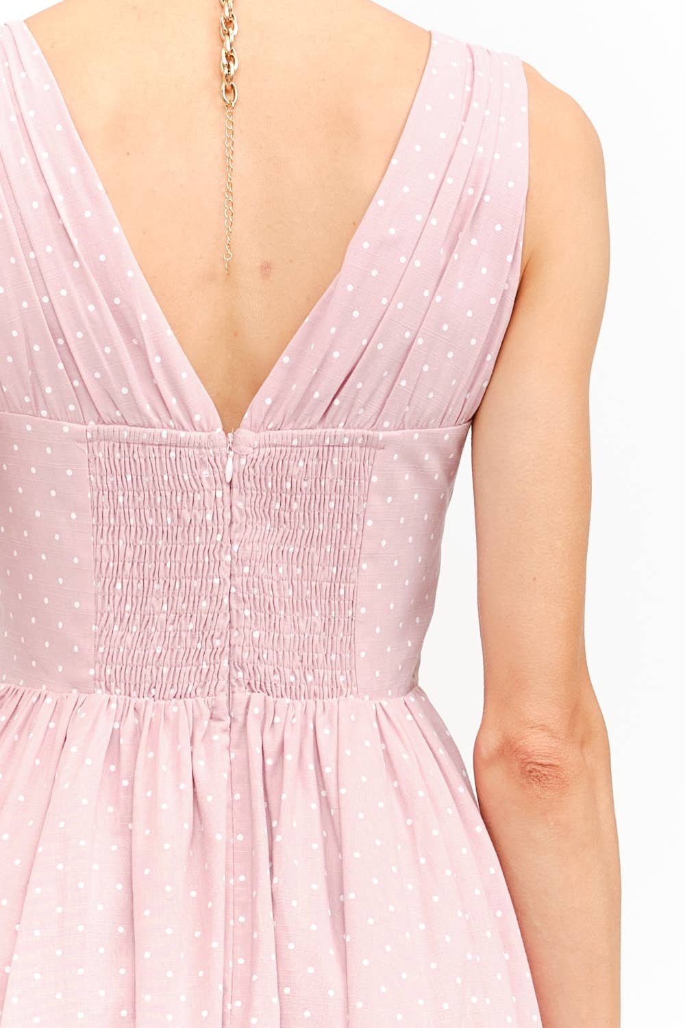 Holly Pink Dot Dress