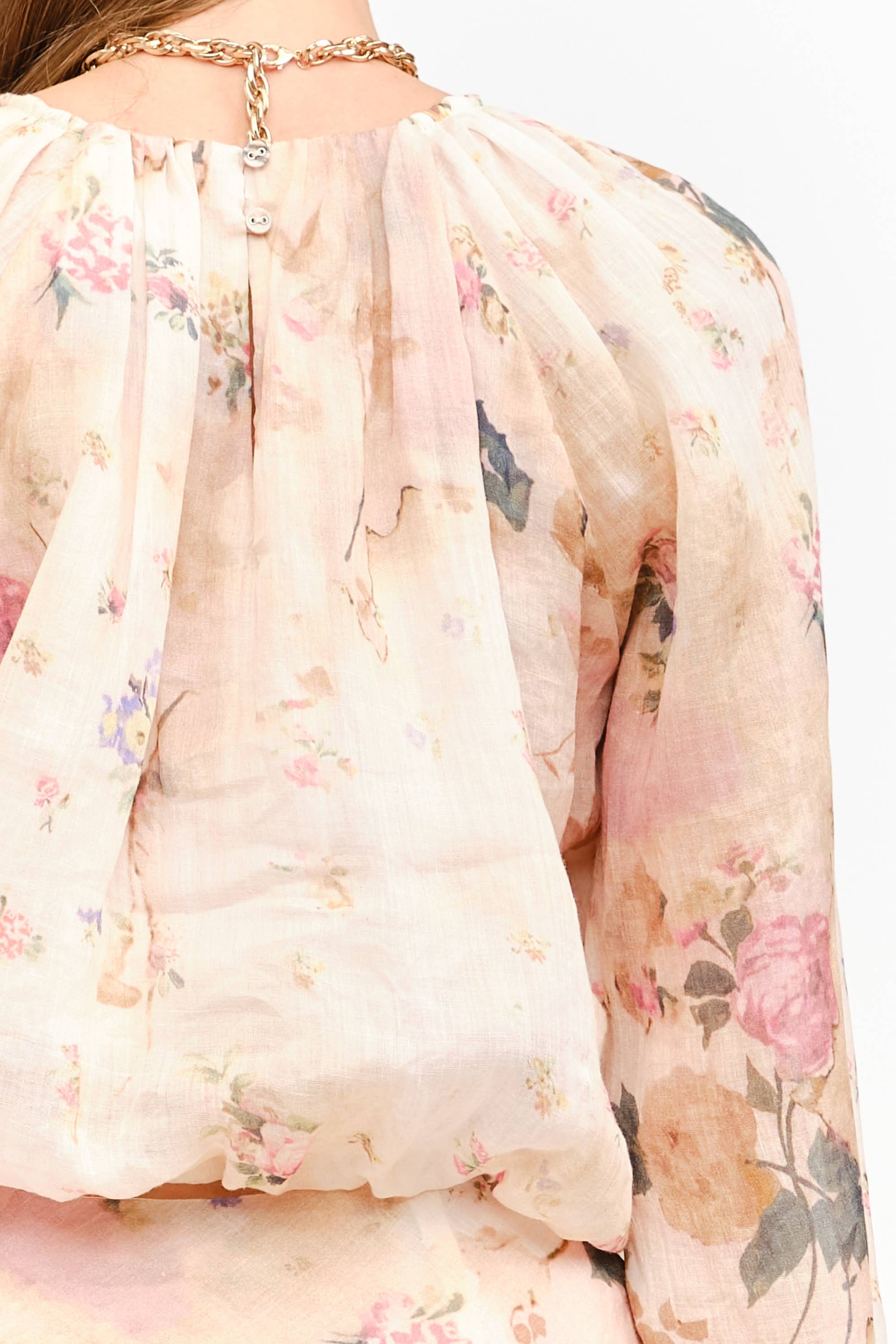 Sloan Blouse in Natural Multi