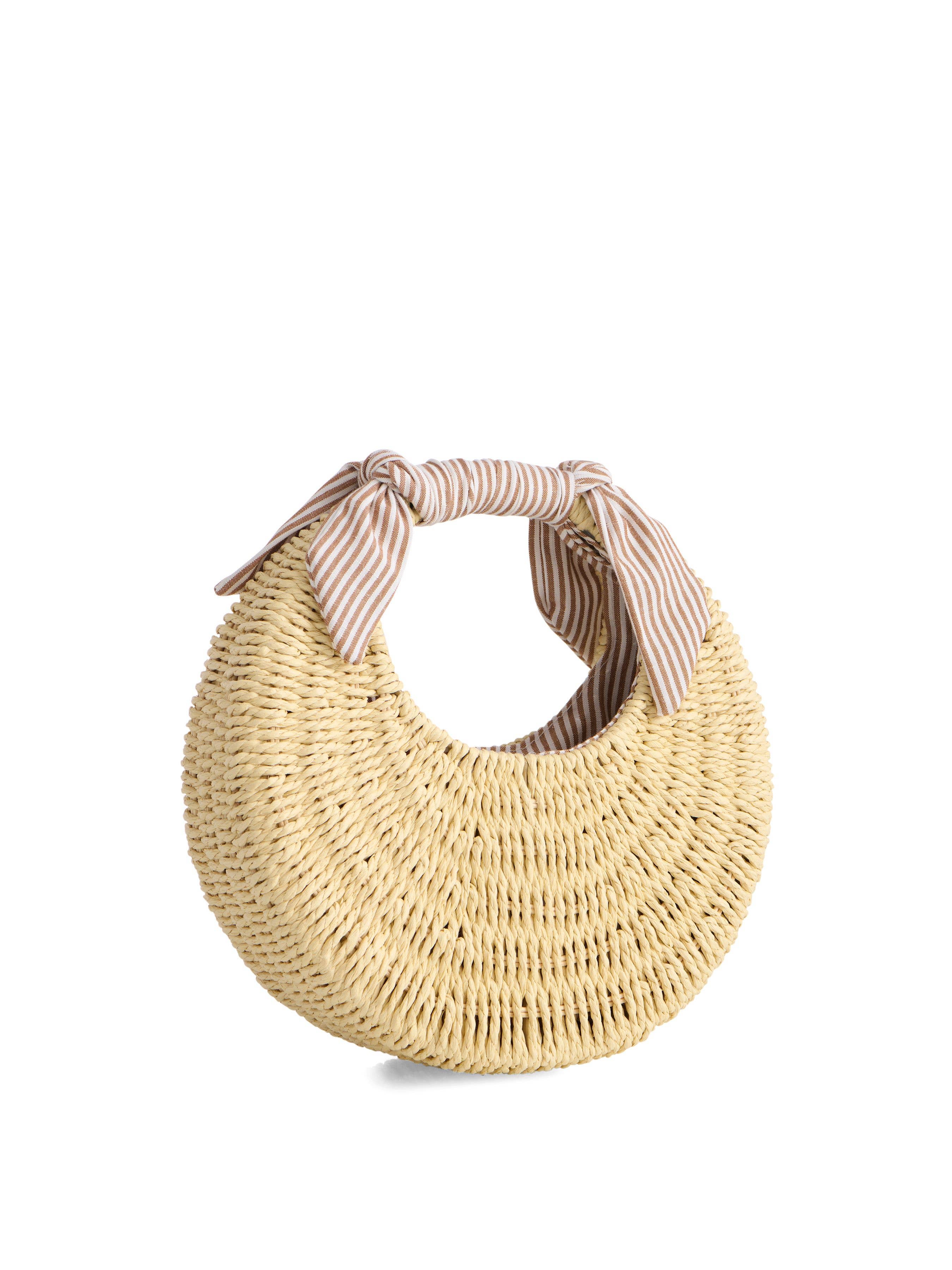 Maris Bag with Stripe Tie Handle