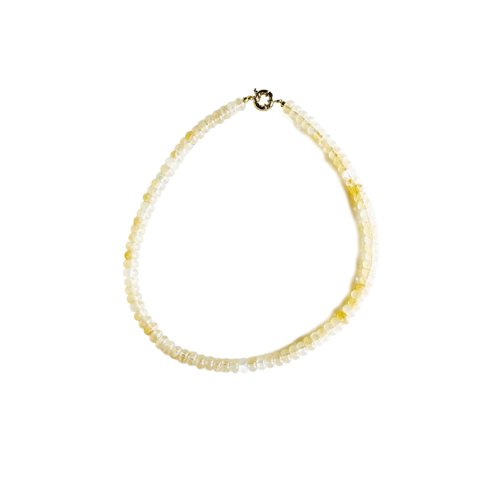 Honey Jade Candy Stone Necklace