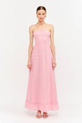 Lottie Dress in Light Pink Floral