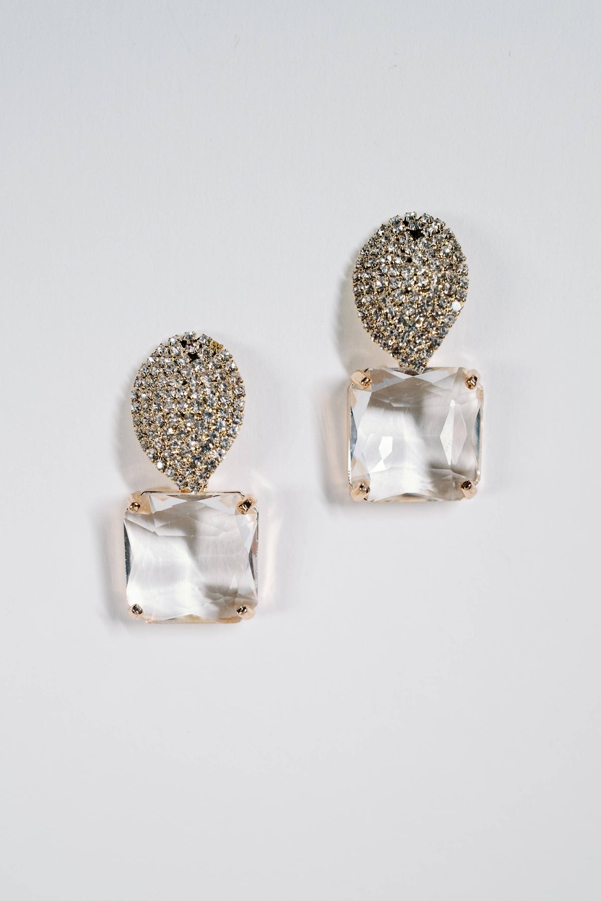 Coco Pave Crystal Statement Earrings