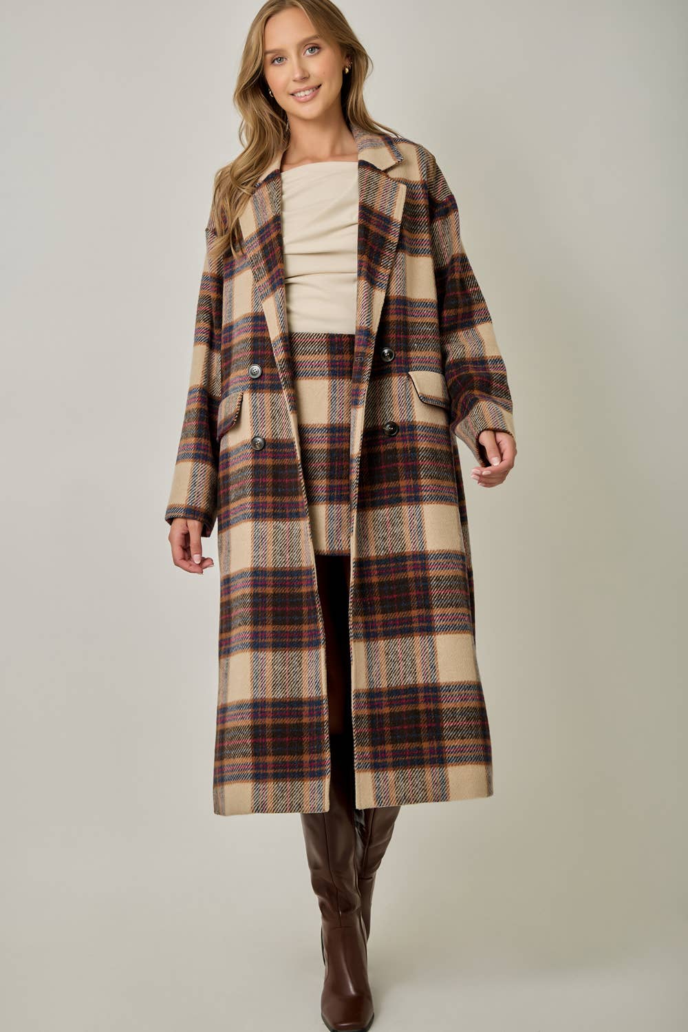 Annie Wool Blend Long Coat