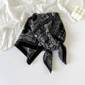 MJW Satin Scarf in Black