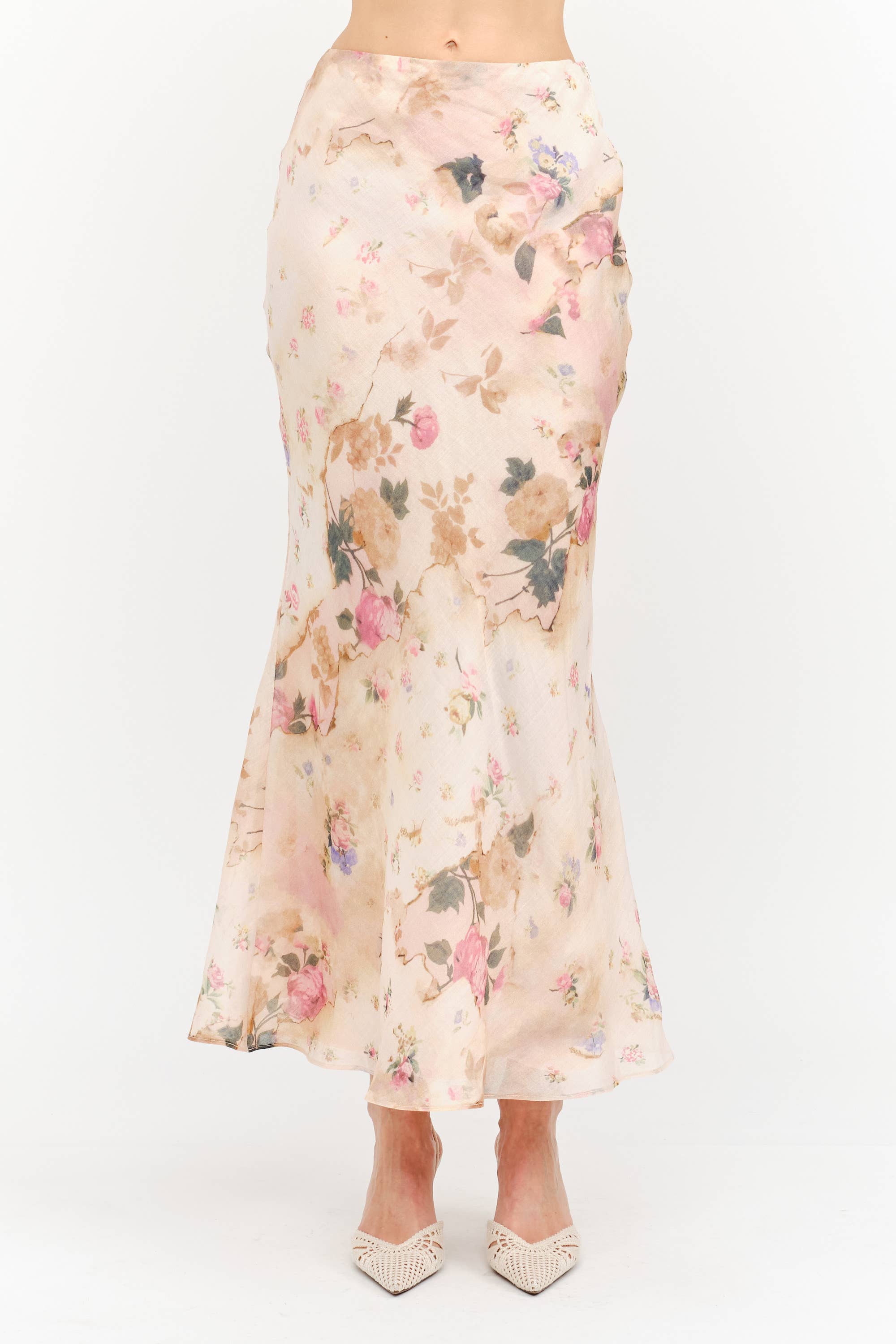 Sloan Skirt in Natural Multi