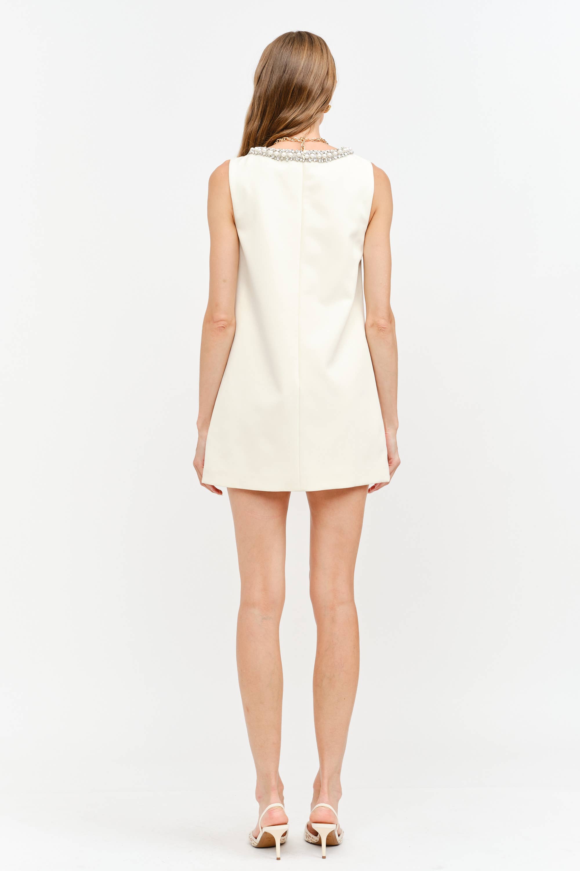 Macie Dress in Ivory