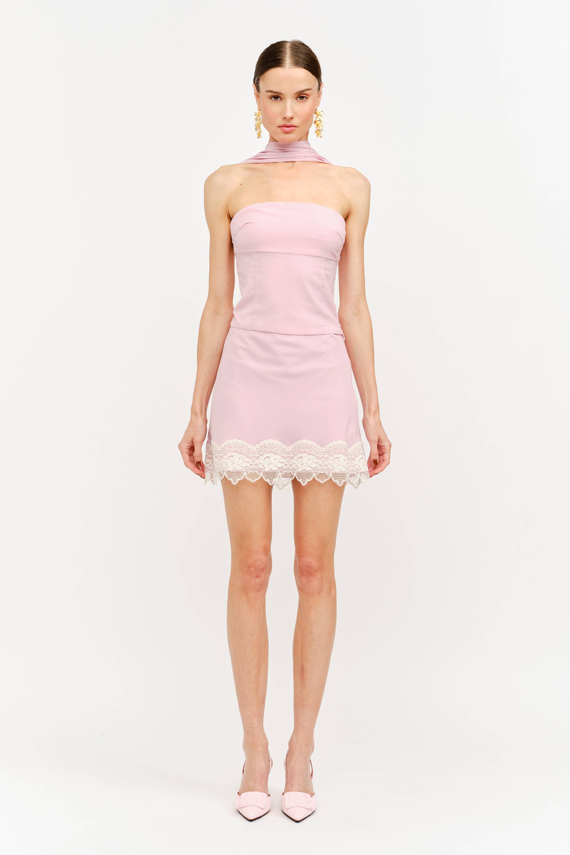 Emily Skirt in Light Pink